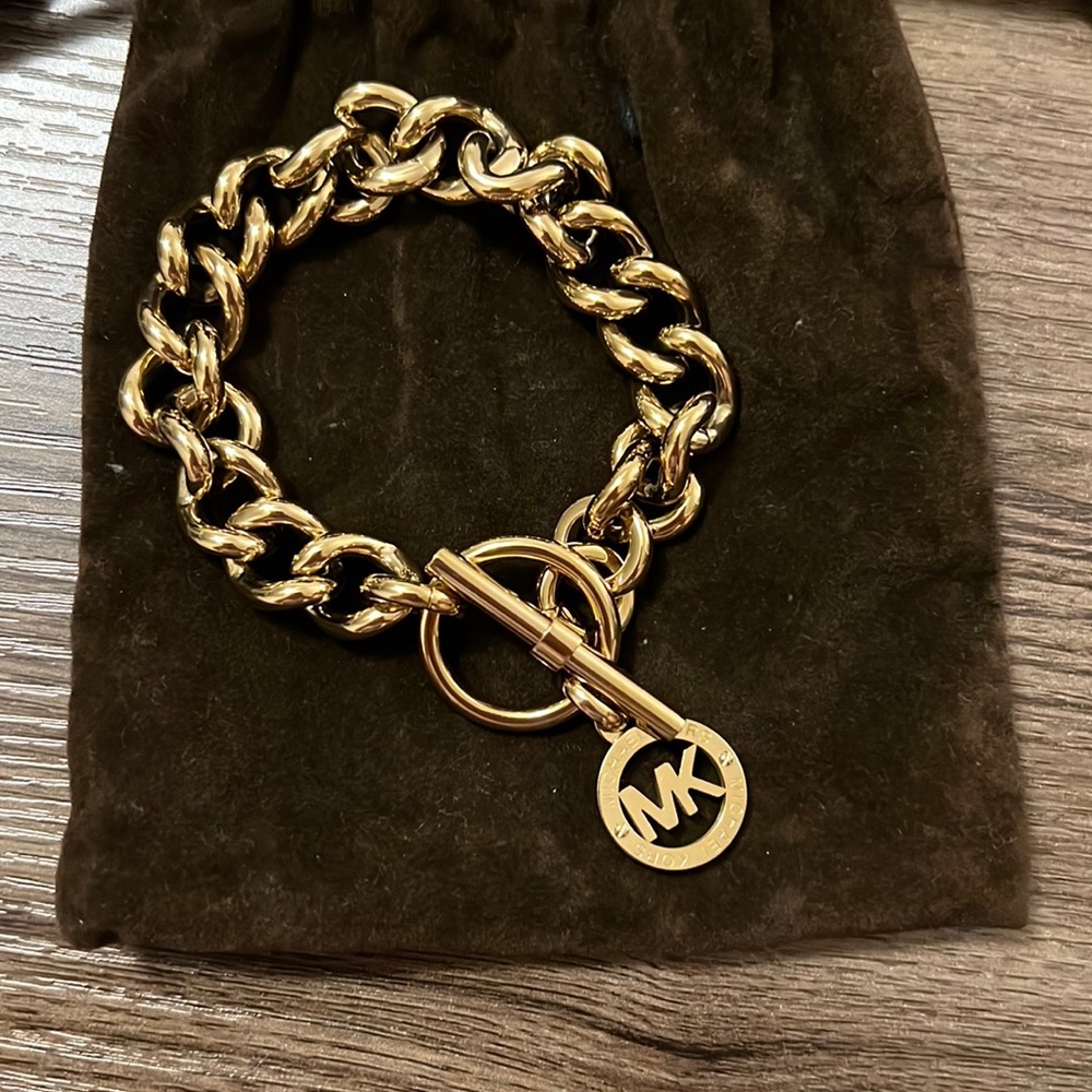Michael Kors Gold Chain Bracelet